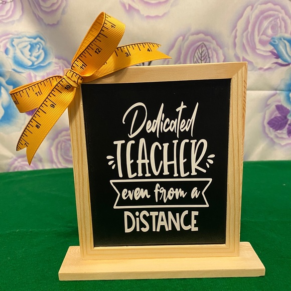 Personalized Teacher Chalkboard|Made to order|Pm me if you have any questions - Picture 4 of 9